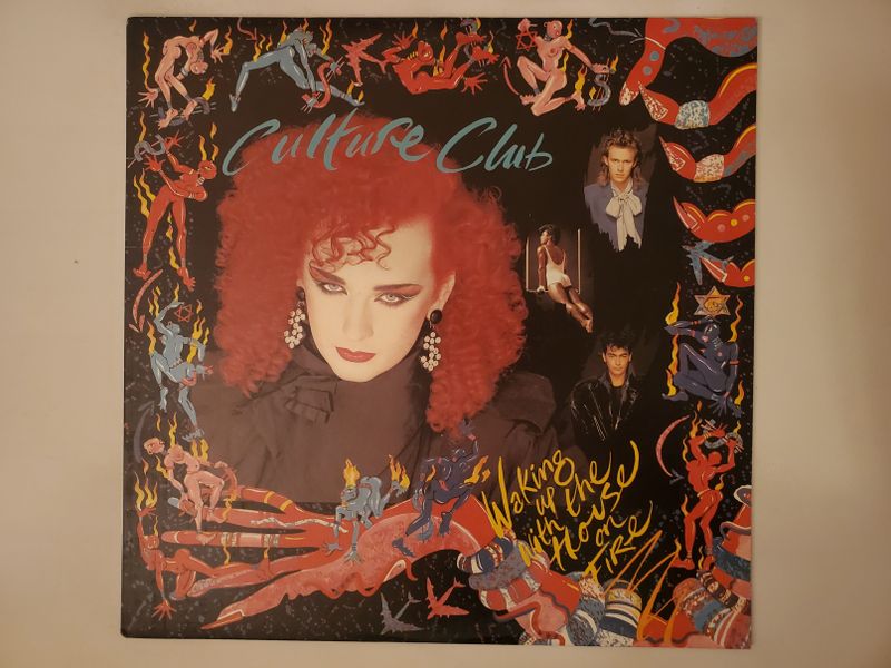 Culture Club Waking Up with the House on Fire vinyl record